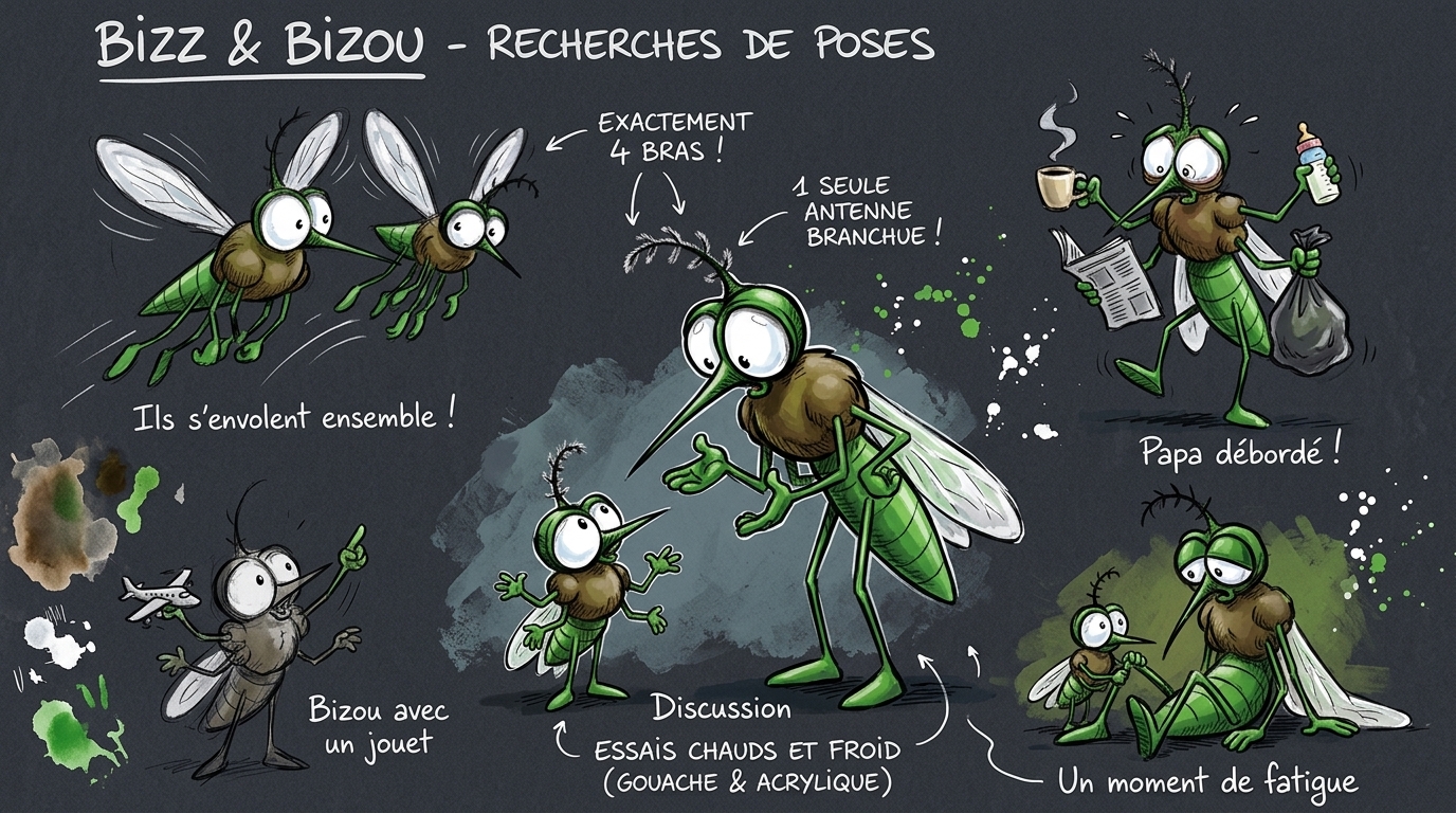 Bizou le Fils de Bizz – Planche IA