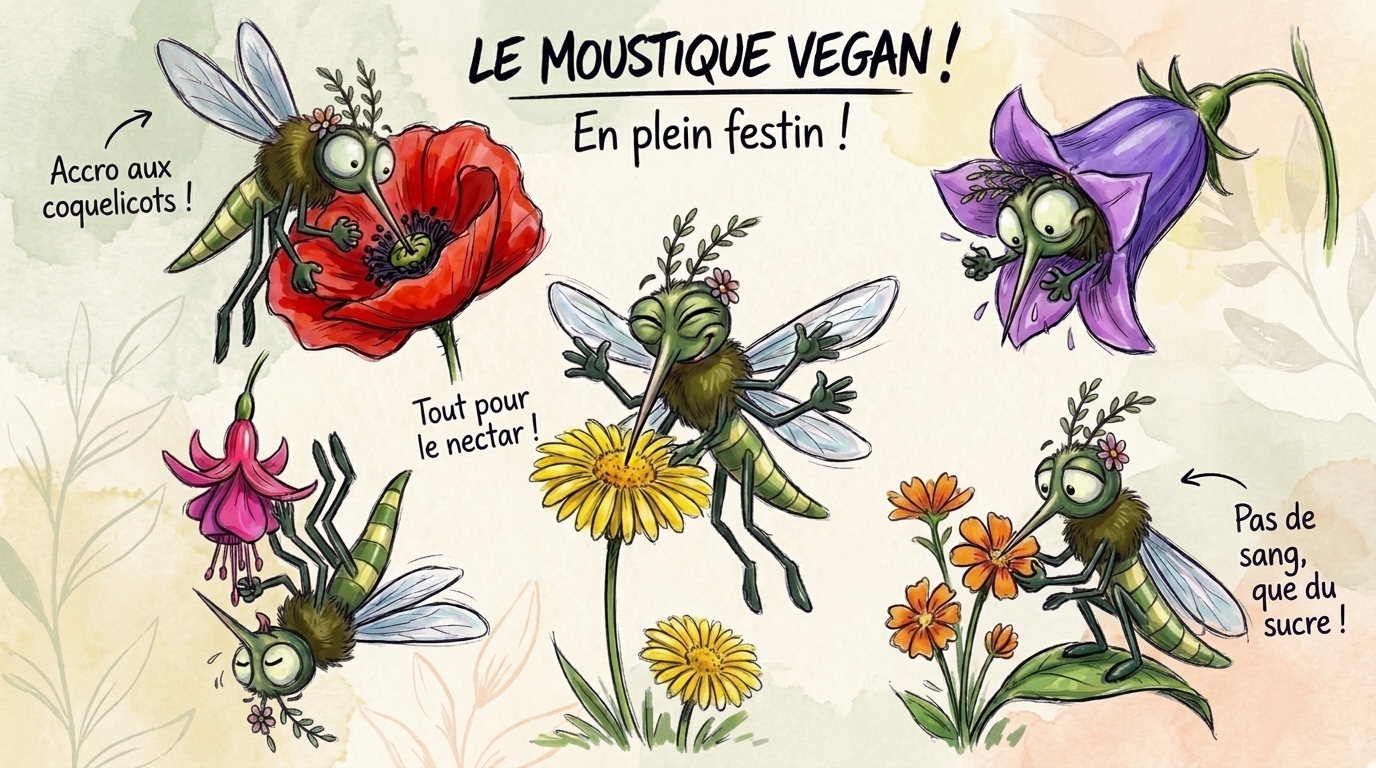 Le moustique vegan – Oui oui … ça existe!