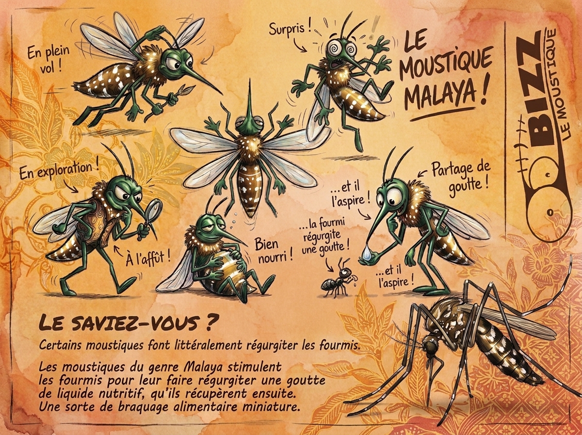 Conaissez-vous le moustique Malaya ?